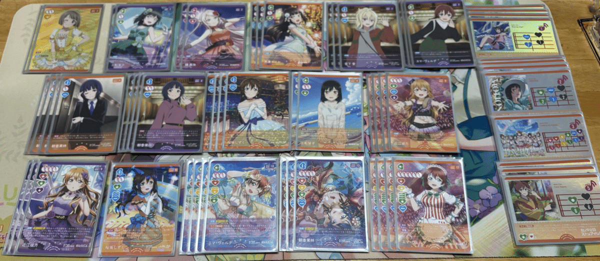 ラブカ】大阪ファンミ4-1！デッキ紹介！青緑Cara Tesoro編 ※2/23追記