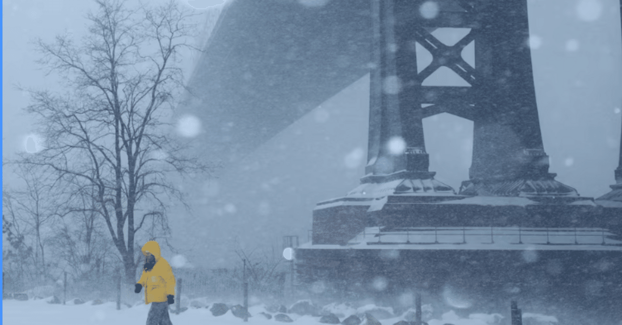 ニューヨーカーと猛吹雪の日曜日｜May