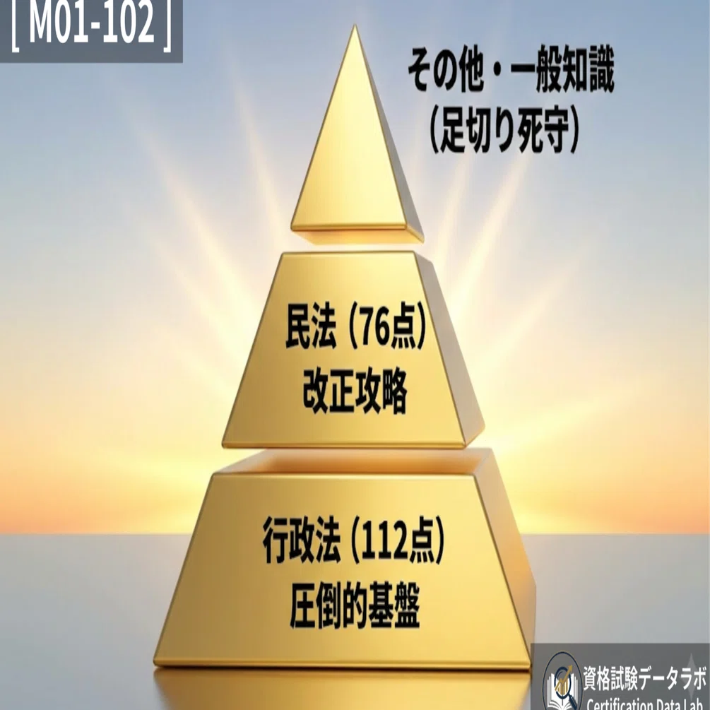 2026年最新】行政書士試験「180点突破」の黄金ピラミッド｜「行政法