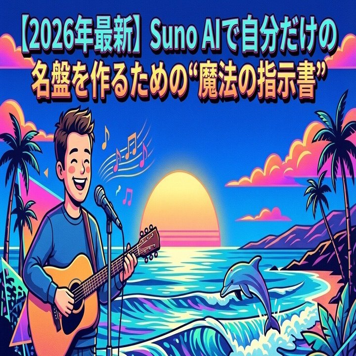 2026年最新】30年前の「音楽の夢」を今夜叶える。Suno AIで自分だけの