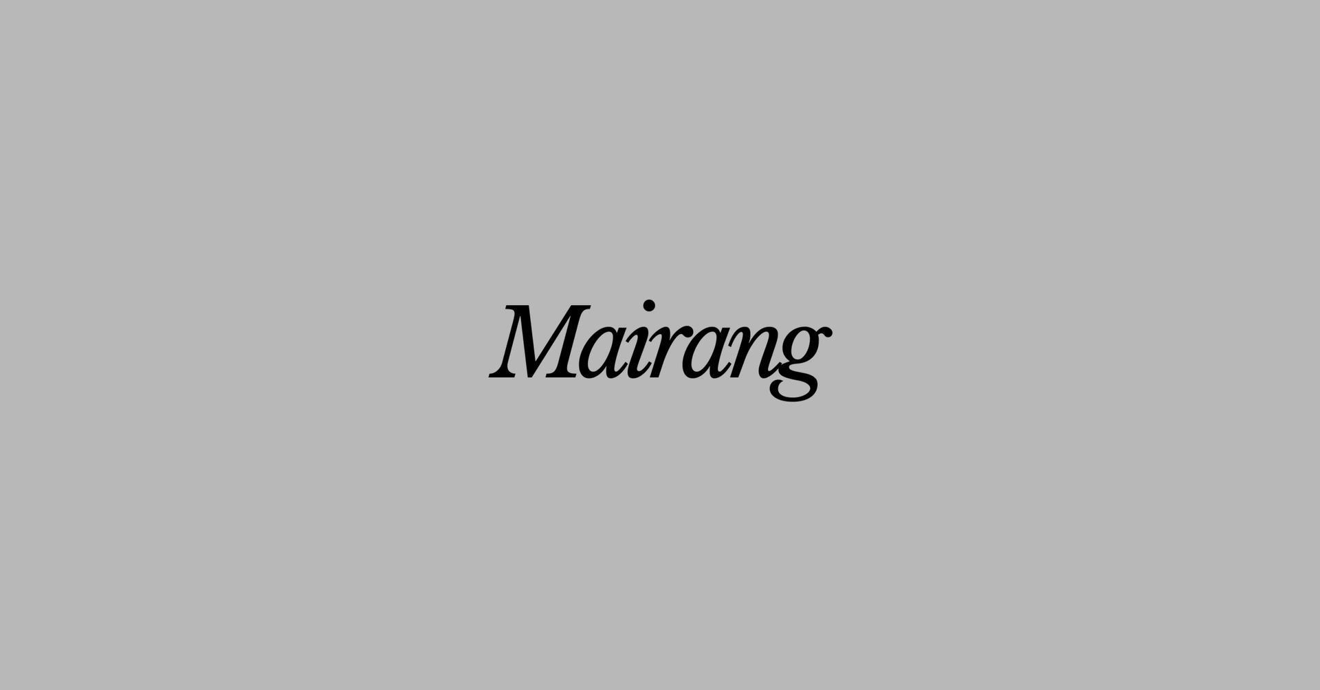 Mairang｜note