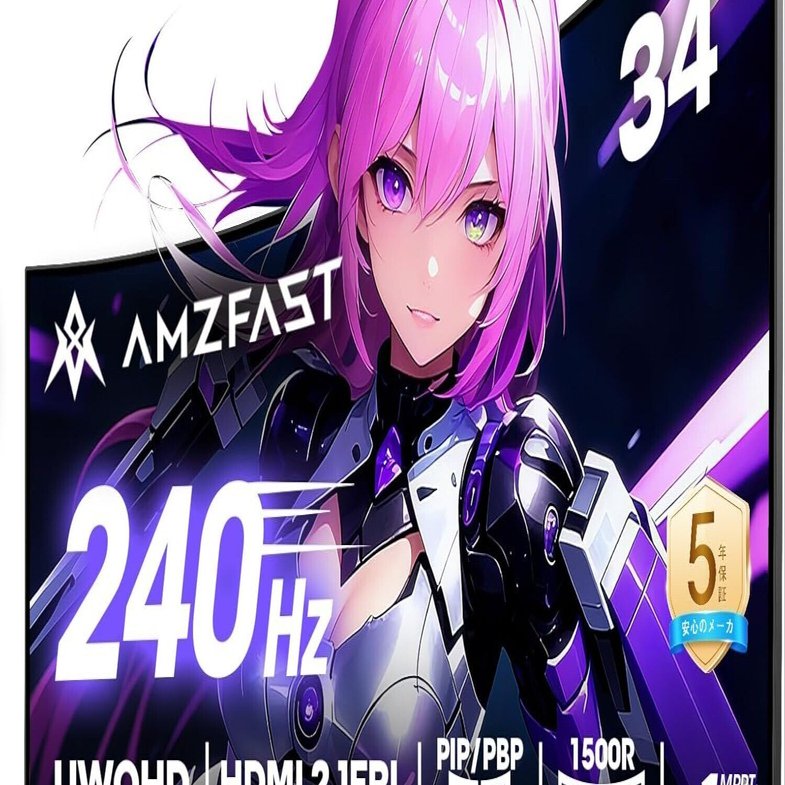 ふぇねっくちゃんAMZFAST 34インチ 240Hz Amazon.co.jp: Amzfast 34インチ ゲーミングモニター 240Hz 曲面