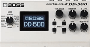 BOSSのデジタルディレイDD-500がVer.2にアップデート｜ギター改造