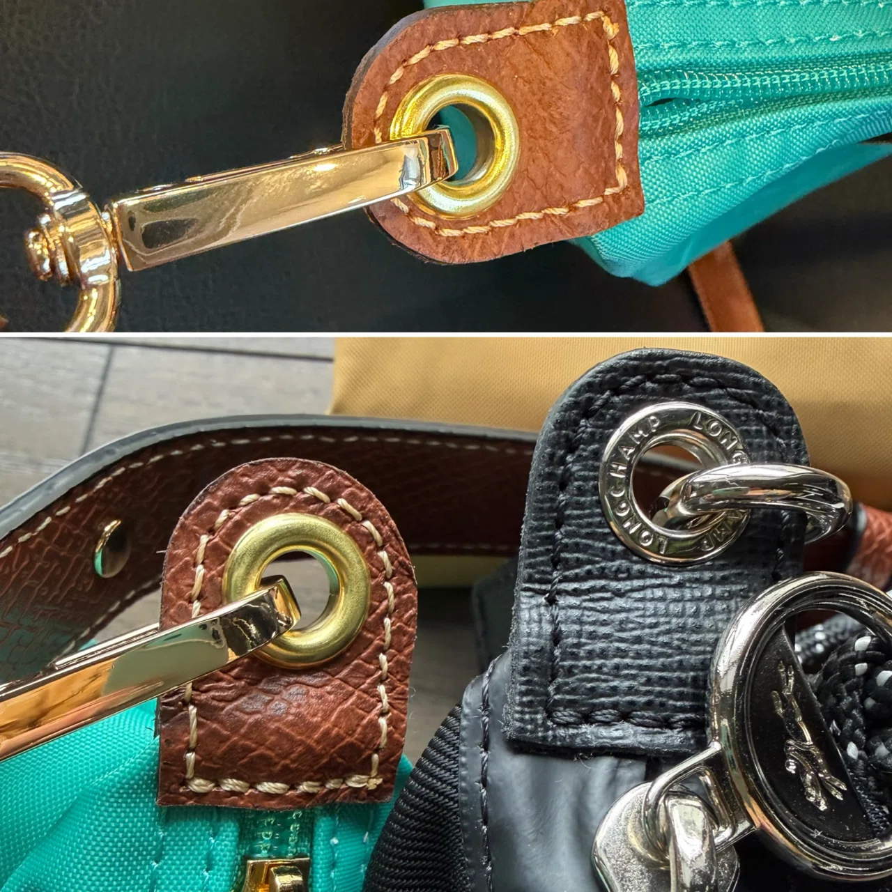DIY】ロンシャン・プリアージュSをハトメでショルダー化！｜peewee_wm
