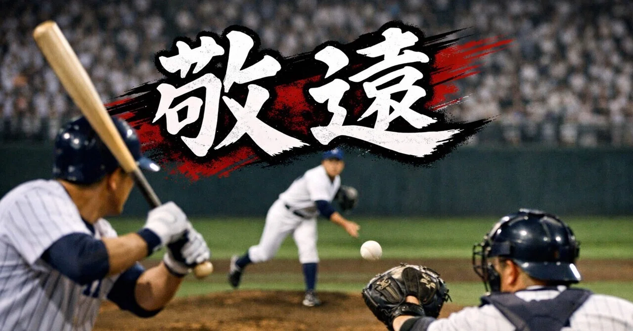 戦術論31 ~塁を詰める敬遠と埋める敬遠~|柊(シュウ) 〜高校野球専門クリエイター〜