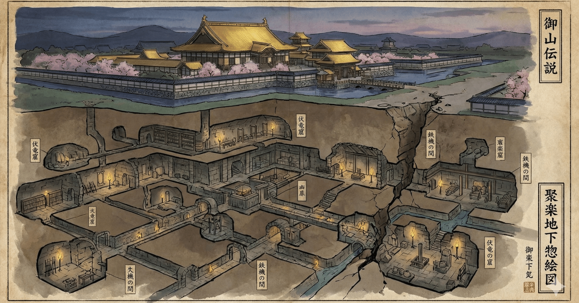 o62 fiction_幻の地下巨郭：聚楽第に秘められた「影の要塞」と破却の