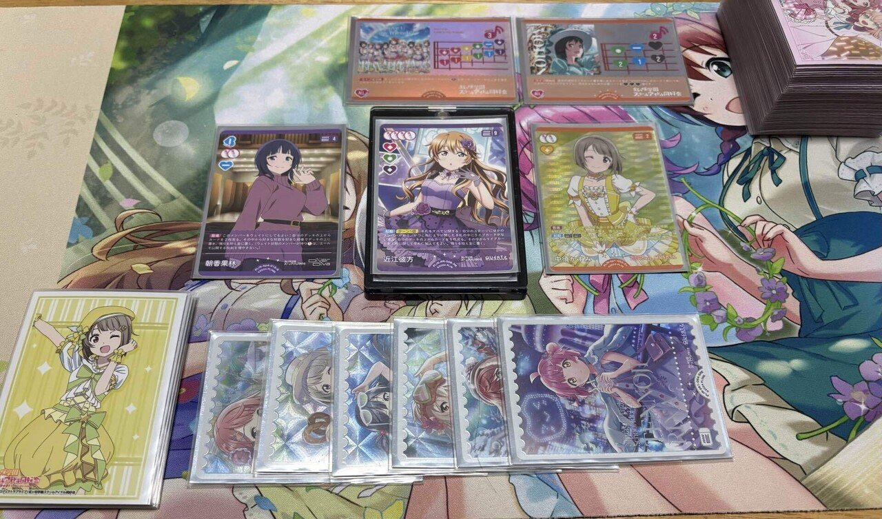 ラブカ】大阪ファンミ4-1！デッキ紹介！青緑Cara Tesoro編 ※2/23追記