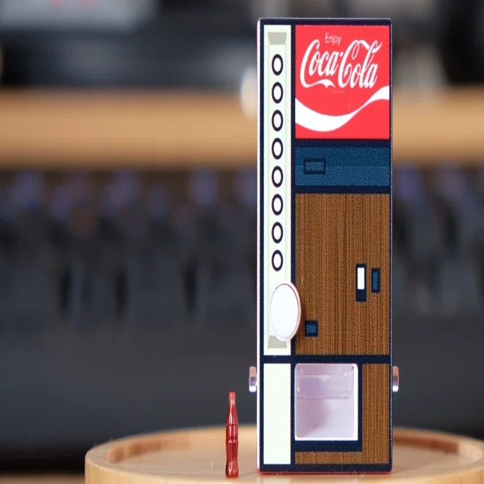 コカコーラ、レトロ コカコーラ：レトロ自販機のレビュー｜Tsubasa