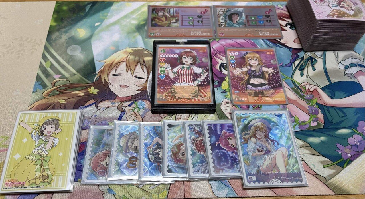 ラブカ】大阪ファンミ4-1！デッキ紹介！青緑Cara Tesoro編 ※2/23追記