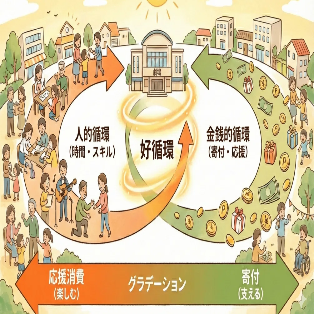 寄付白書2025】「観る」から「支える」へ。寄付2兆円時代の公立劇場の