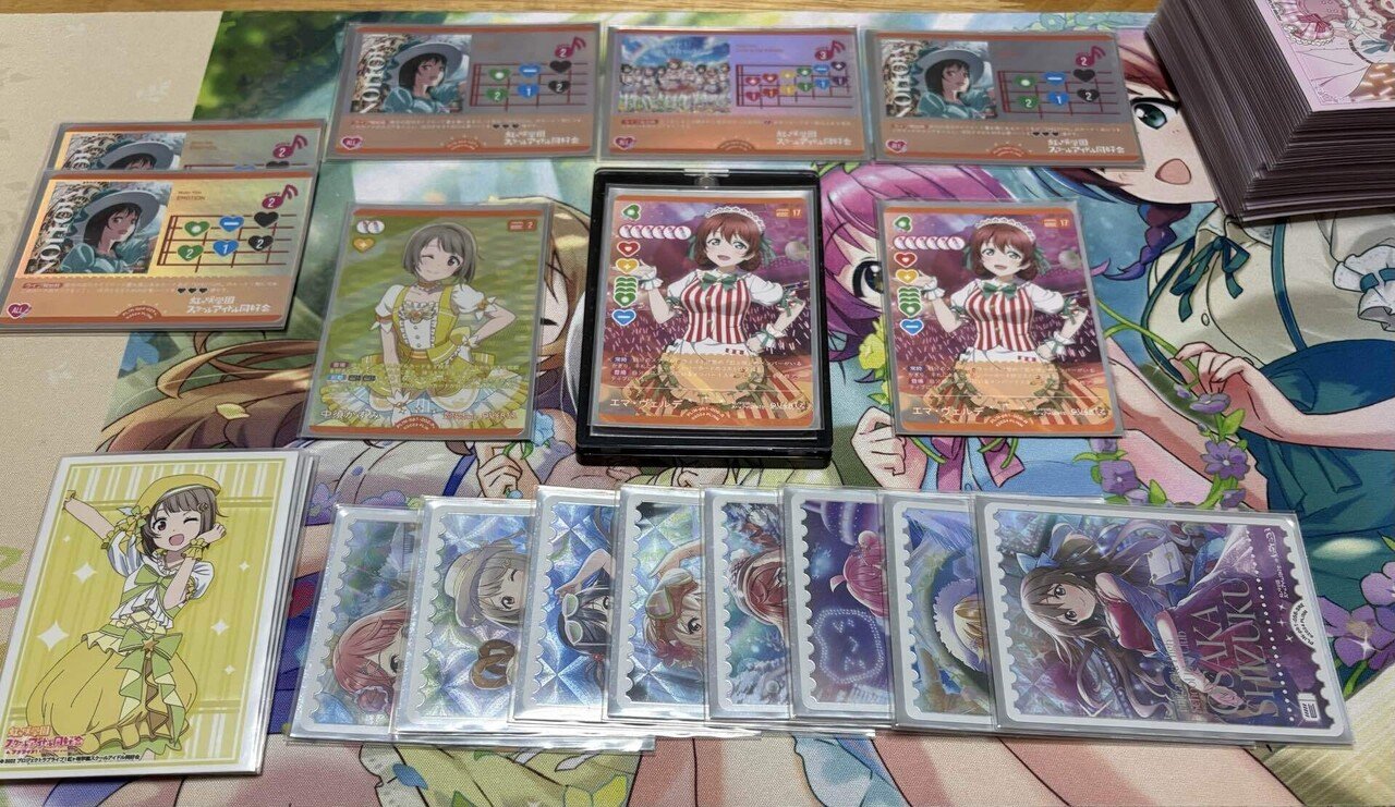 ラブカ】大阪ファンミ4-1！デッキ紹介！青緑Cara Tesoro編 ※2/23追記