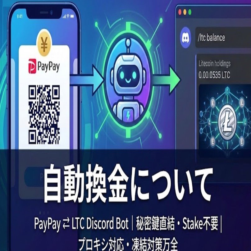 LTC自動換金作ってみた｜hatti💫