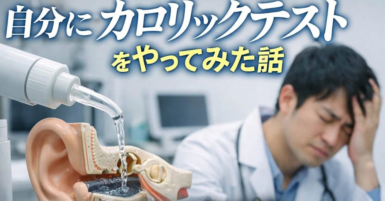 When I tried the caloric test on myself｜あさぎ耳｜耳鼻科専門医