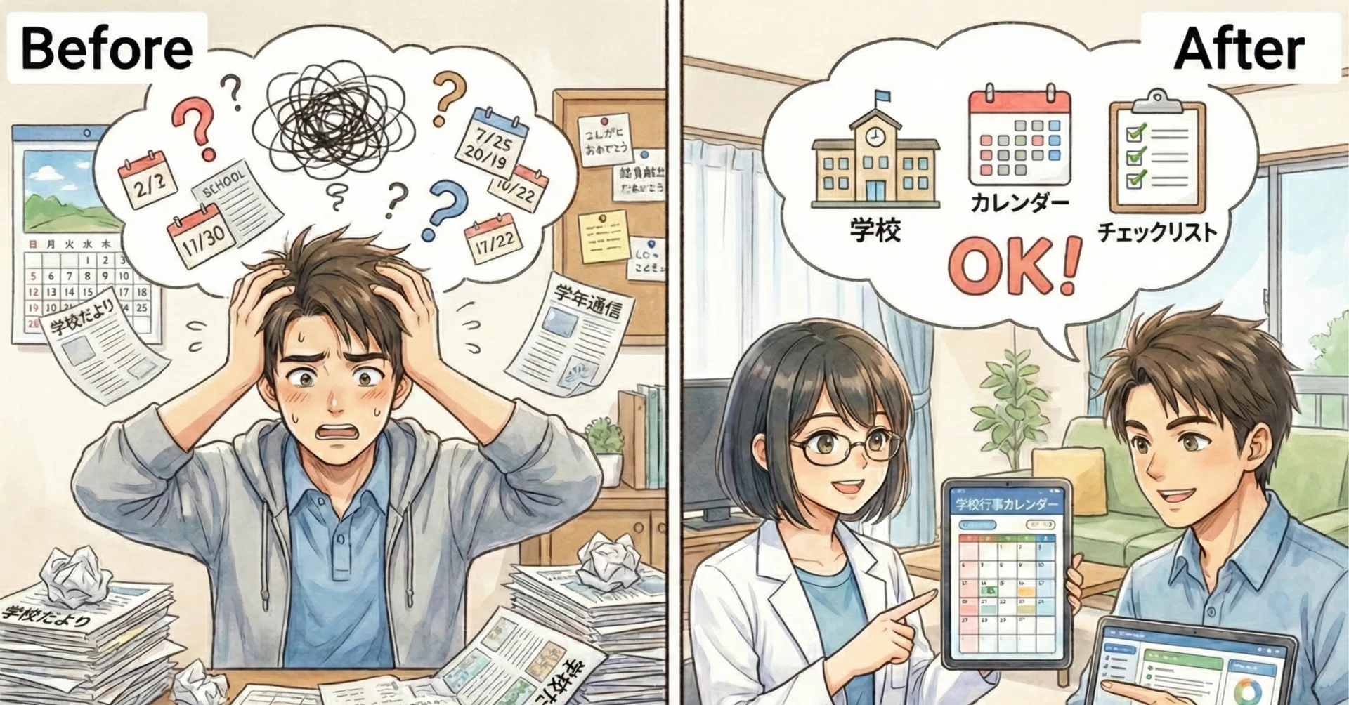 How I saved a lot of time by offloading school document management