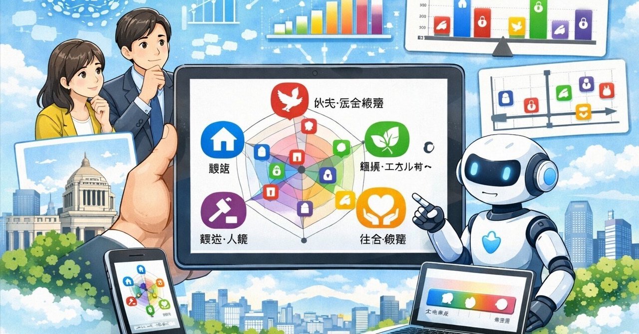 各政党の方針・姿勢のAIによる見える化アプリケーションについて（2026年衆院選マニュフェストより）