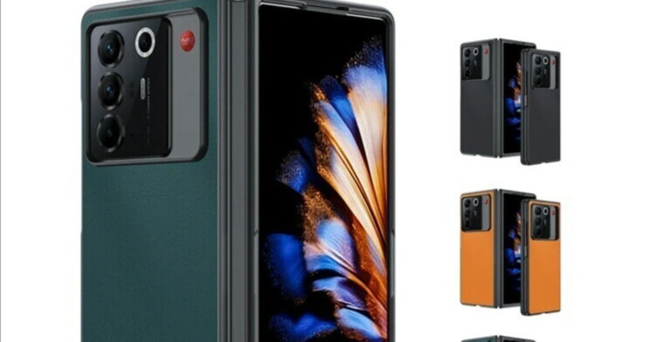 本日見つけた掘り出し物】nubia Fold用耐衝撃PUレザーケース：高品質