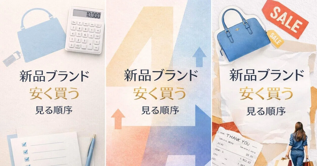 COACH・Kate Spade新品を安く買う4ステップ（新品限定）｜Keyji