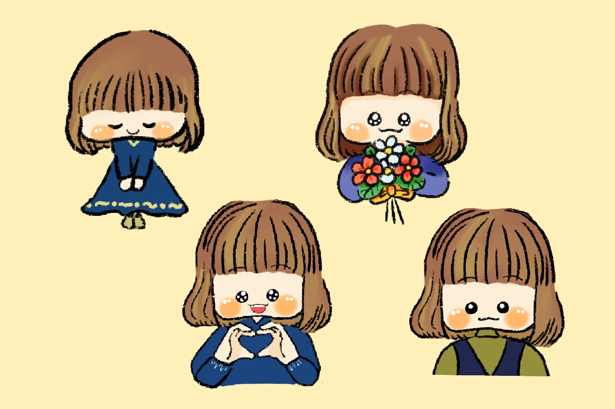 みぃまの似顔絵イラストオーダー｜みぃま