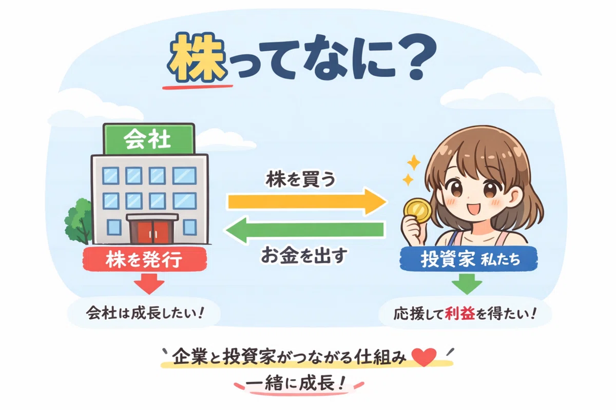 【超初心者向け】株ってなに?はじめてでも分かる基本の話|はじめてのお金ノート