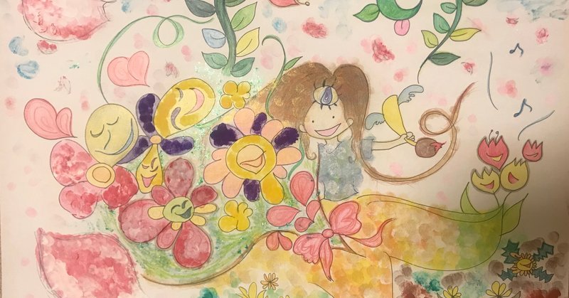 新作 春 イラスト 色鉛筆画 サリ 海外帰りの感性直感型アーティスト Note