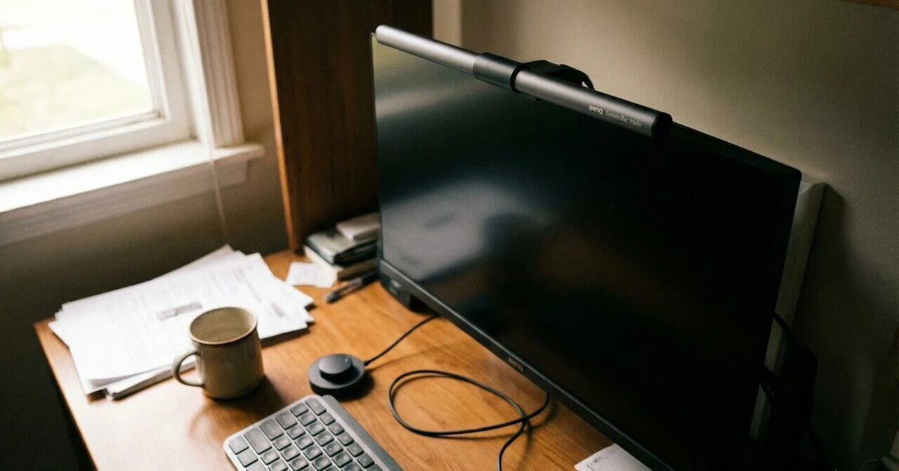 BenQ ScreenBar Halo 2｜2ヶ月で人感センサーが故障した話｜しぐれ 