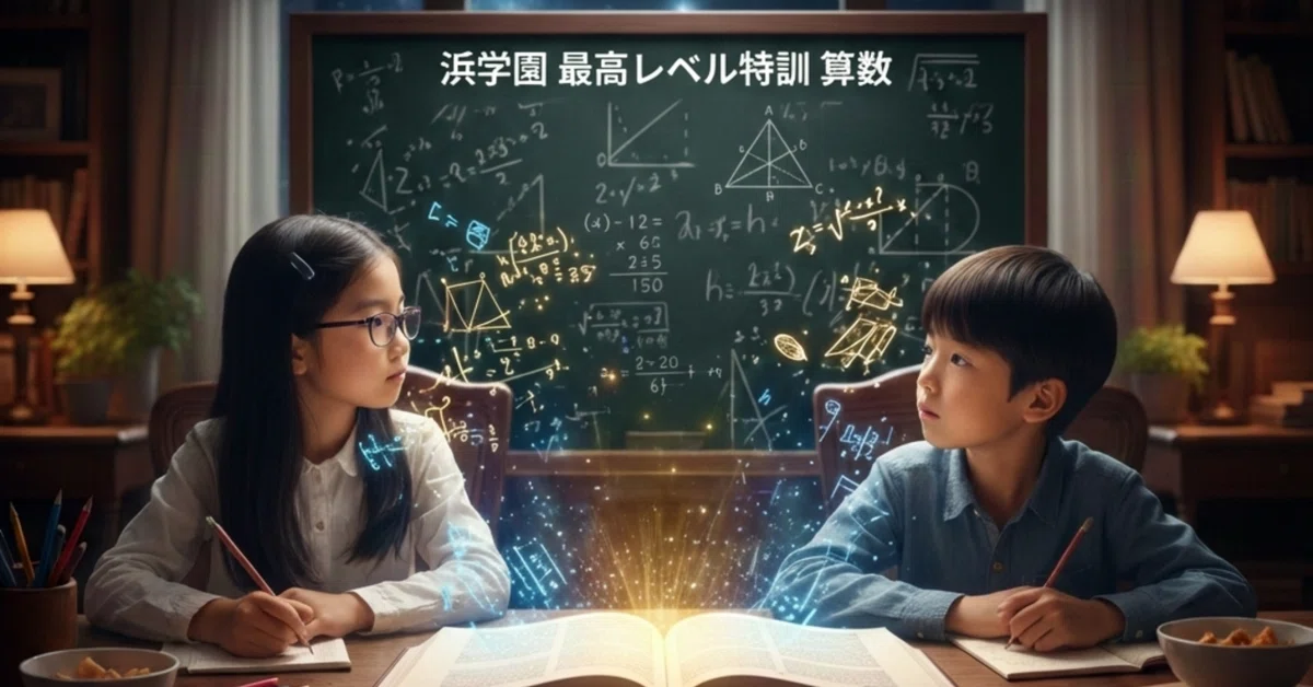 浜学園】最高レベル特訓算数（最レ）｜低学年での受講を振り返って
