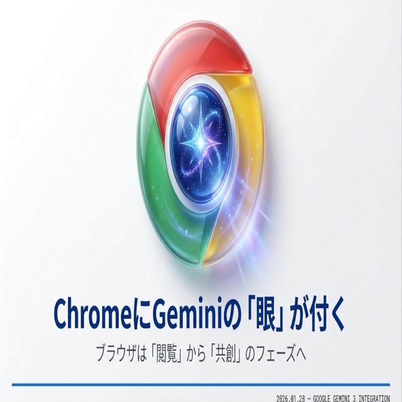 ChromeにGeminiの「眼」が付く──調べる・まとめる・判断するが一気に
