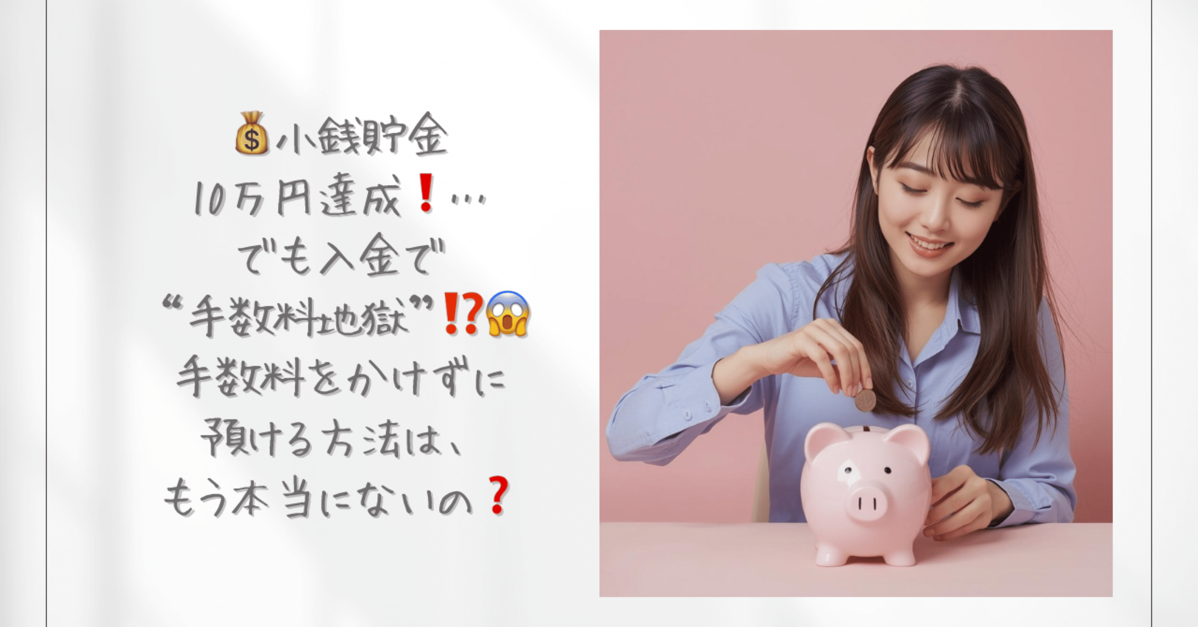 💰小銭貯金10万円達成❗️…でも入金で“手数料地獄”⁉️😱手数料をかけずに預ける方法は、もう本当にないの❓｜aya@3度目の主婦