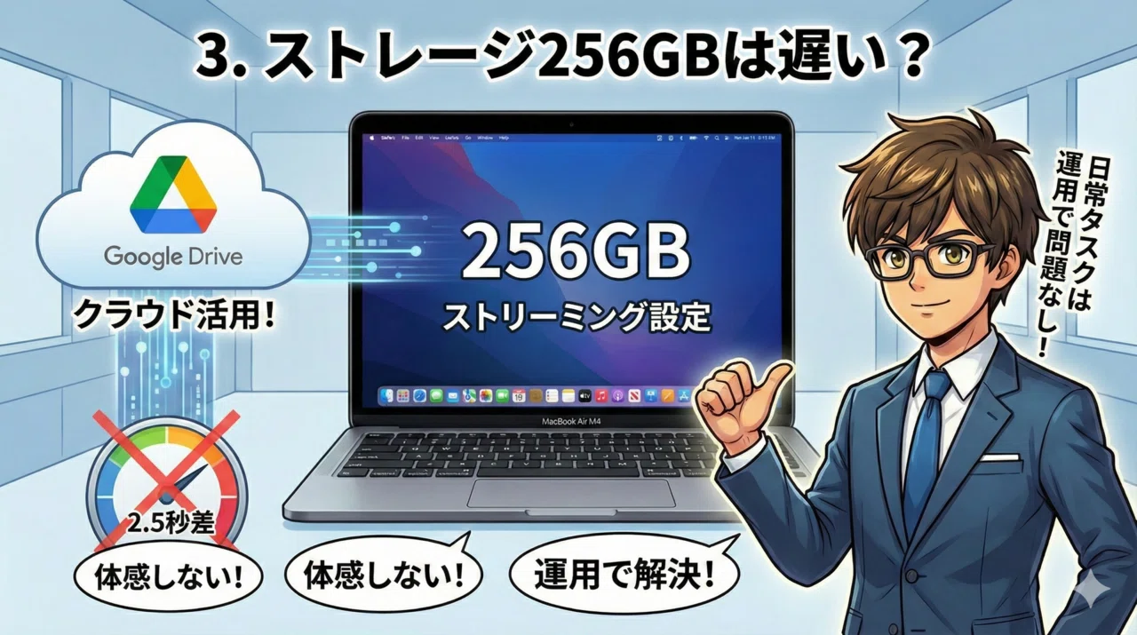 MacBook Air M4は16GB・256GBで十分？10年使った僕が“最小構成”を選ん 