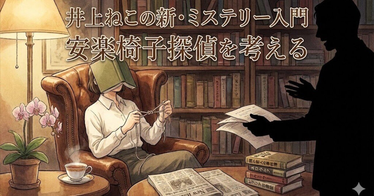 安楽椅子探偵を考える｜井上ねこ