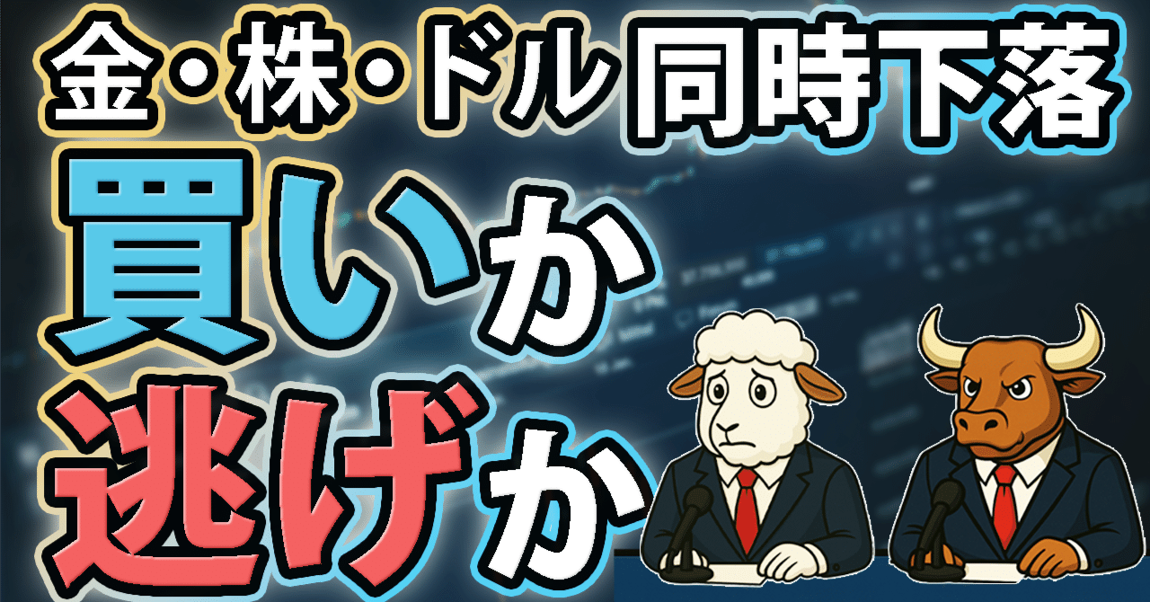 金・株・ドルが同時下落…今は「買い」か「逃げ」か？｜市場が一度止まった理由【2026/01/30】｜ニュースアーカイブ
