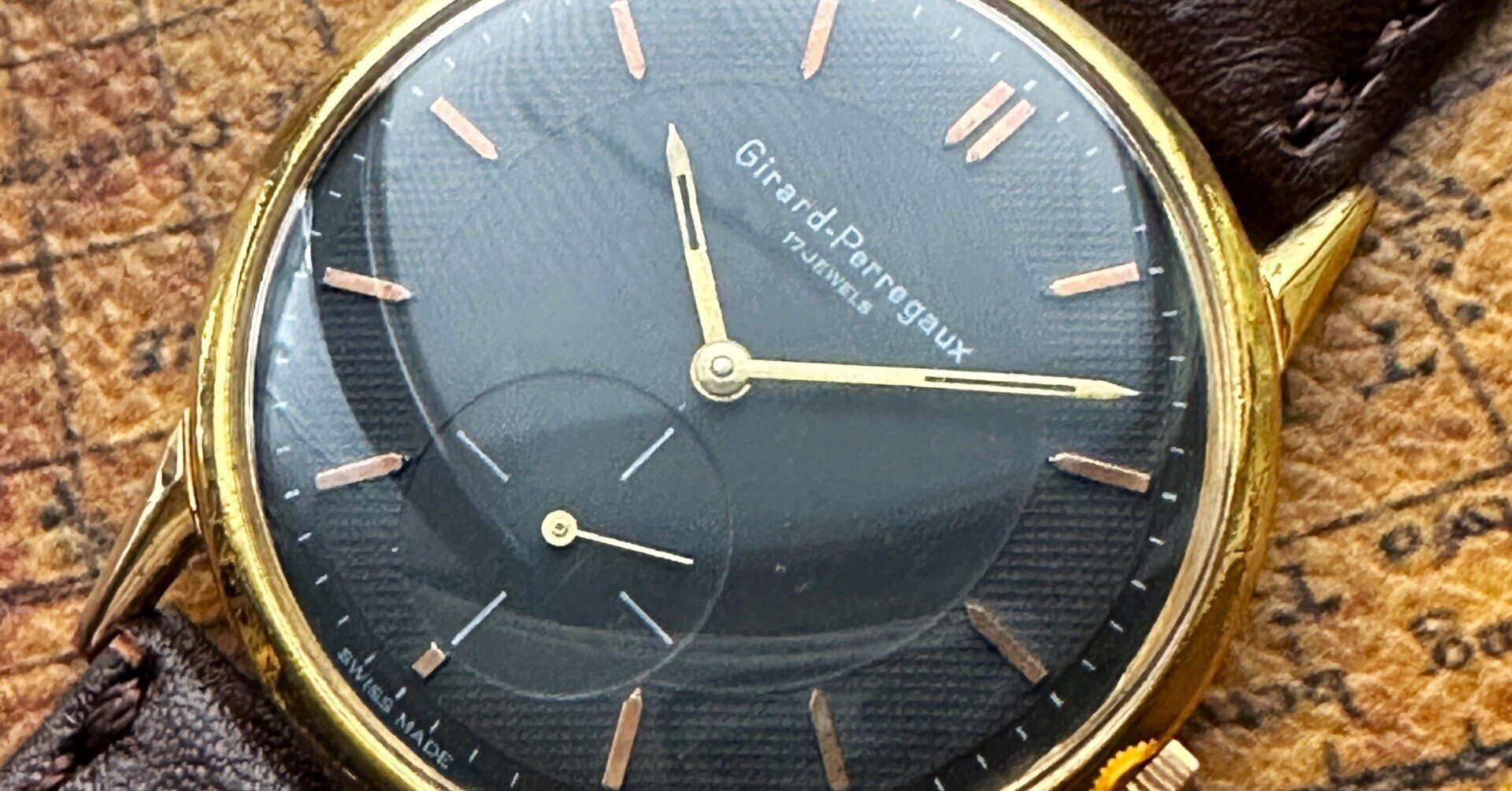 ★１円～★ジラールペルゴ アンティーク アラーム 手巻
