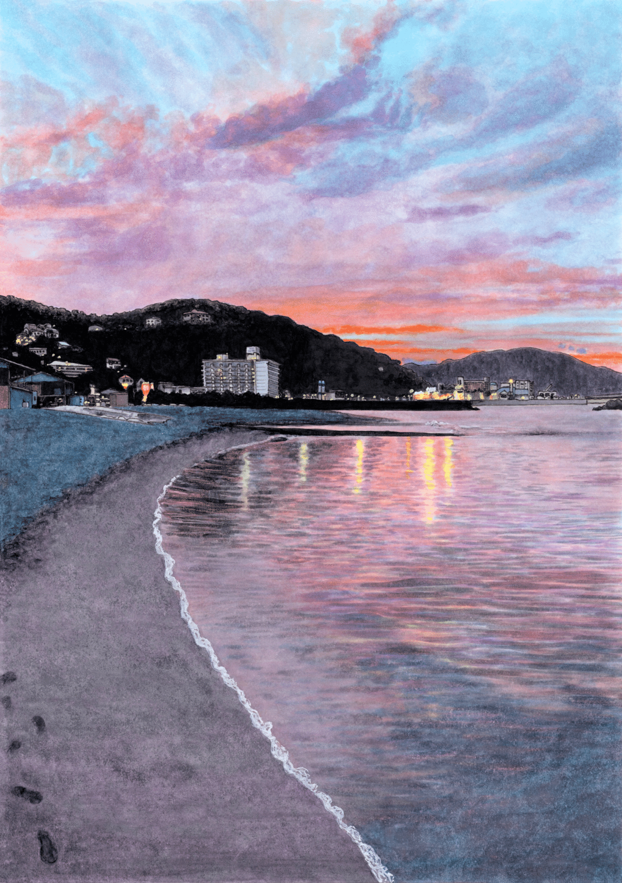 風景画を100枚描いてみたら｜藤森愛