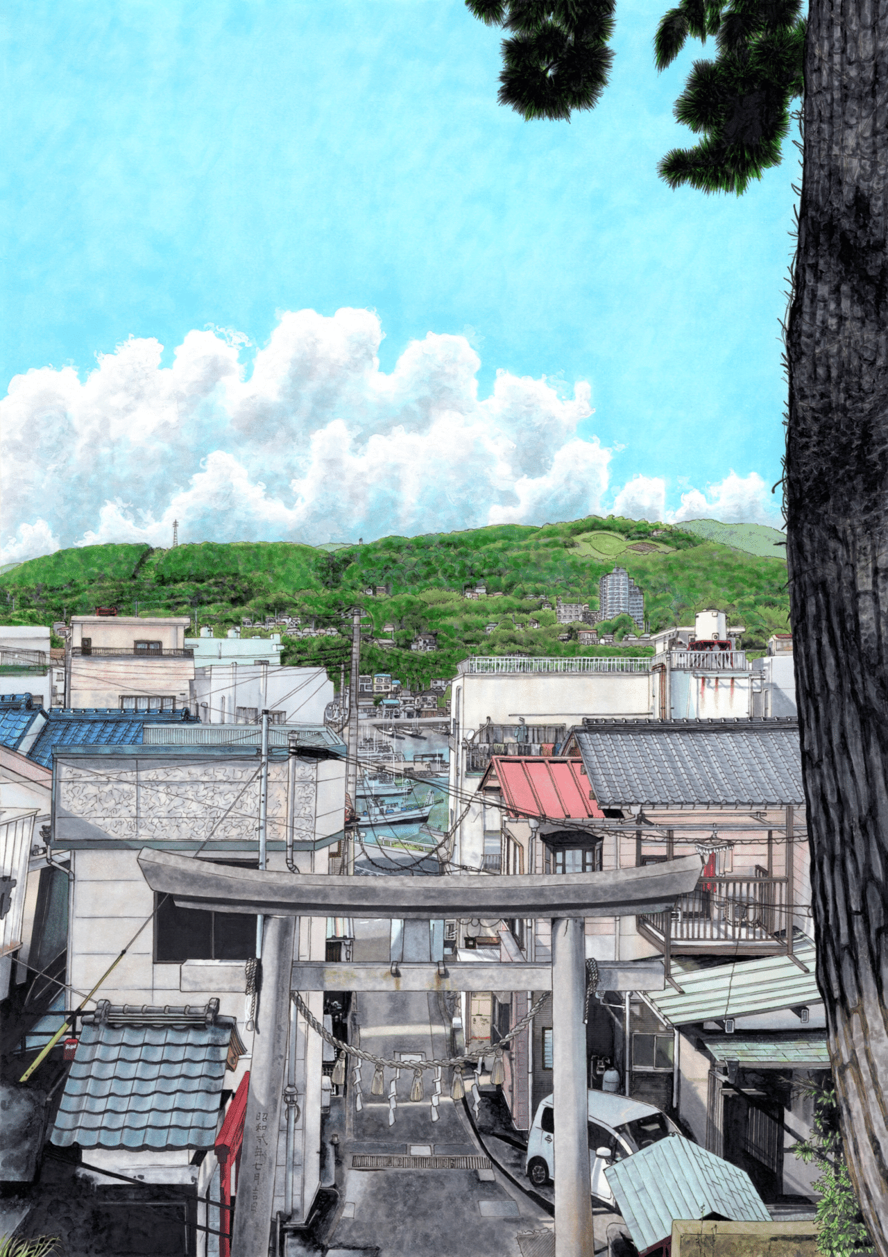 風景画を100枚描いてみたら｜藤森愛