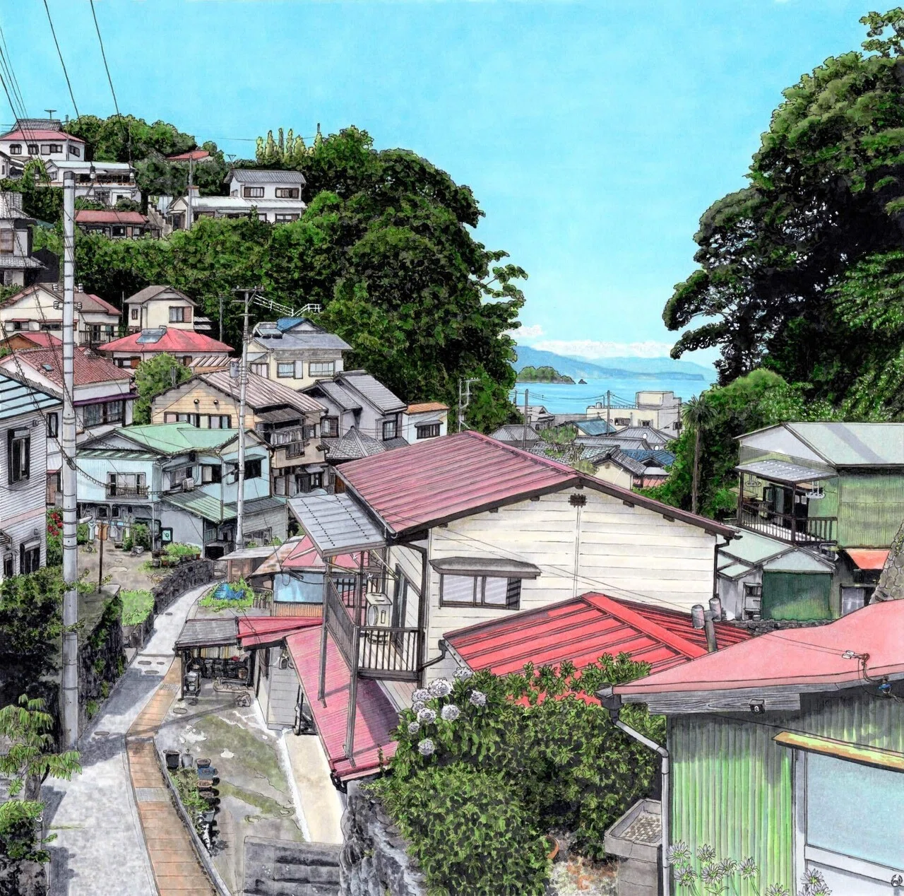 風景画を100枚描いてみたら｜藤森愛