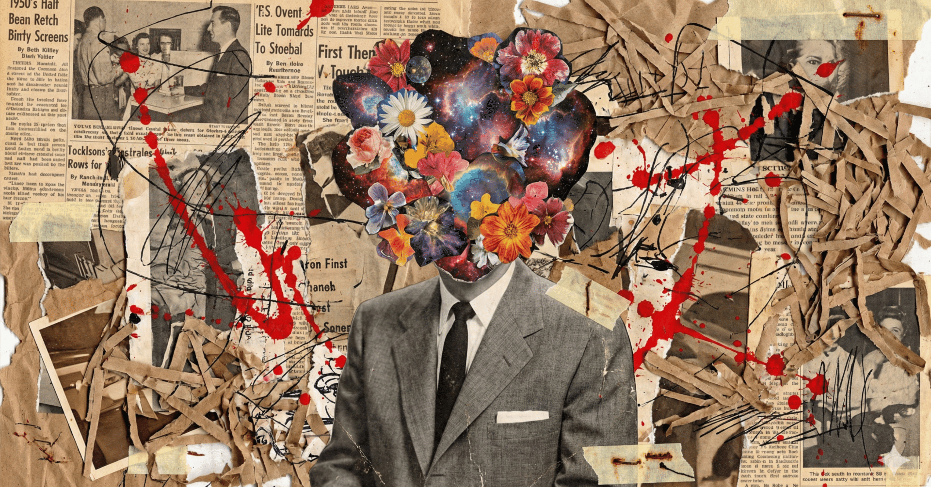 プロンプト配布】切って、貼って、混ぜる。AIで創る「コラージュ