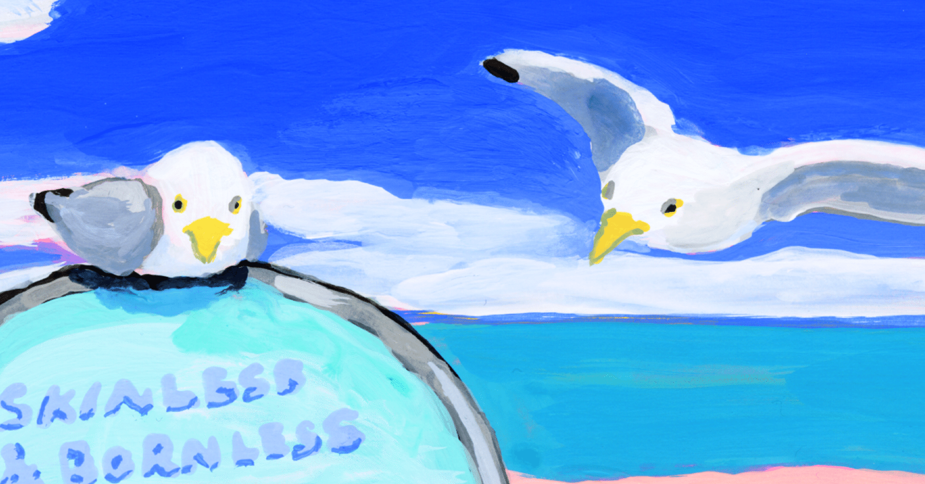 Fish&Chips (&Seagulls)｜羽田お皿