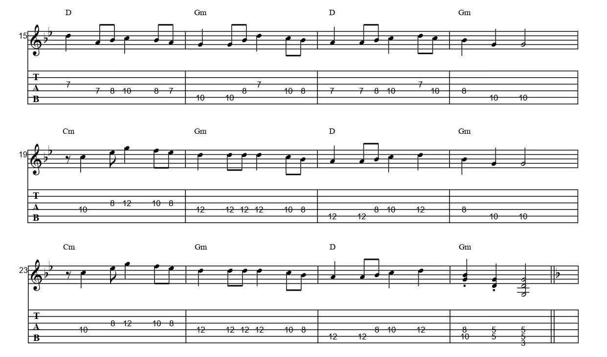 ギター】テトリスのあの曲（コロブチカ）【tab譜】｜vebe