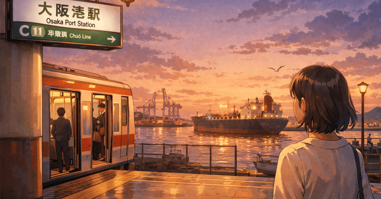 この駅が好きー大阪港｜永遠 撓｜とわ たわわのサムネイル画像