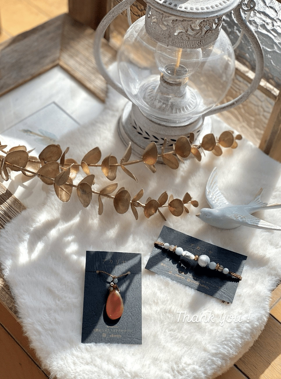 作品のお迎えをありがとうございます＊天然石マクラメアクセサリー