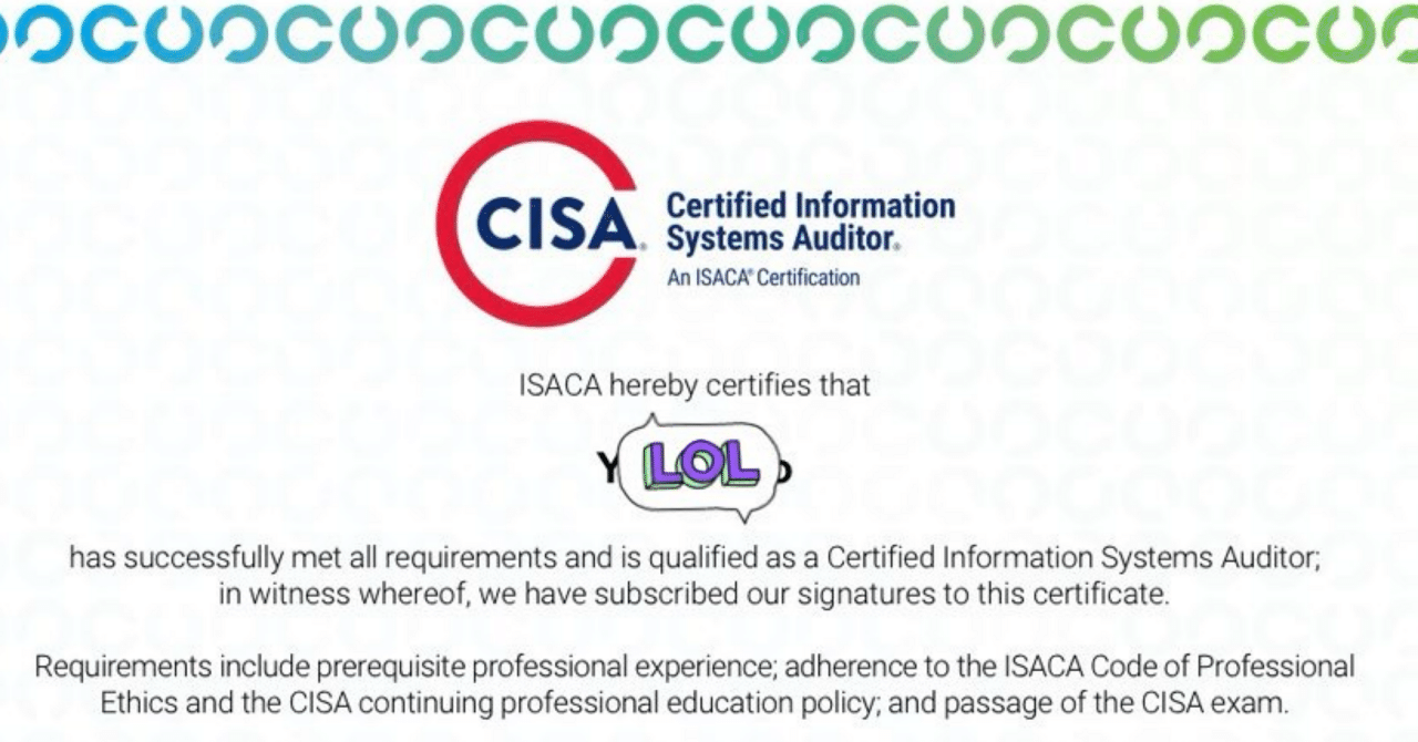 CISA（公認情報システム監査人）を独学で取った体験記【令和最新版