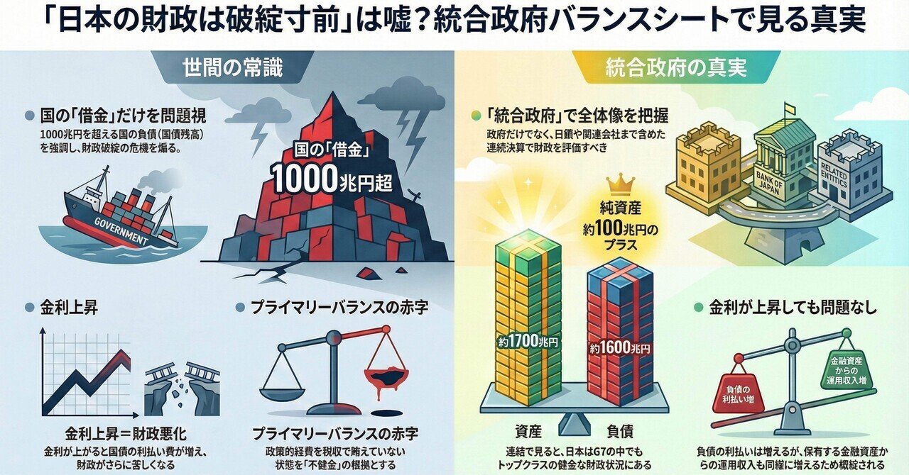 統合政府バランスシート論による食料品消費税ゼロの経済的妥当性と「御用学者」による統計的欺瞞の解明｜リハク