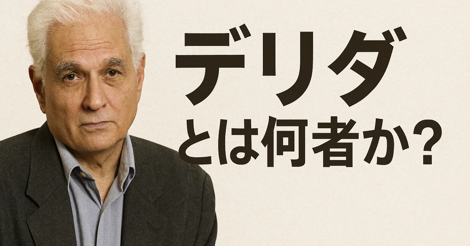 デリダとは何者か？「真の意味」は存在しないと考えた哲学者｜ポリ