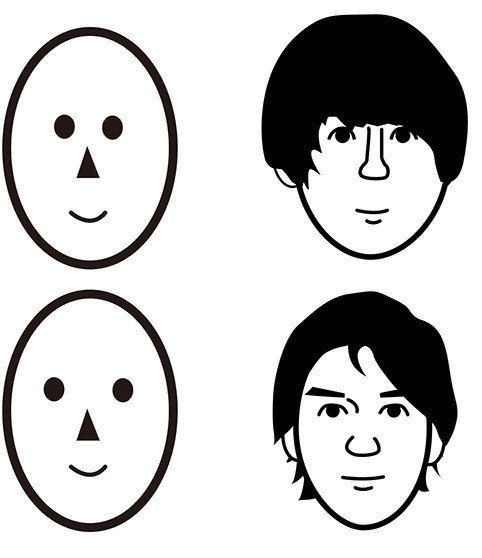 似顔絵 ゲスの極み 似てる似てないこの2人 まつおかまさき Note