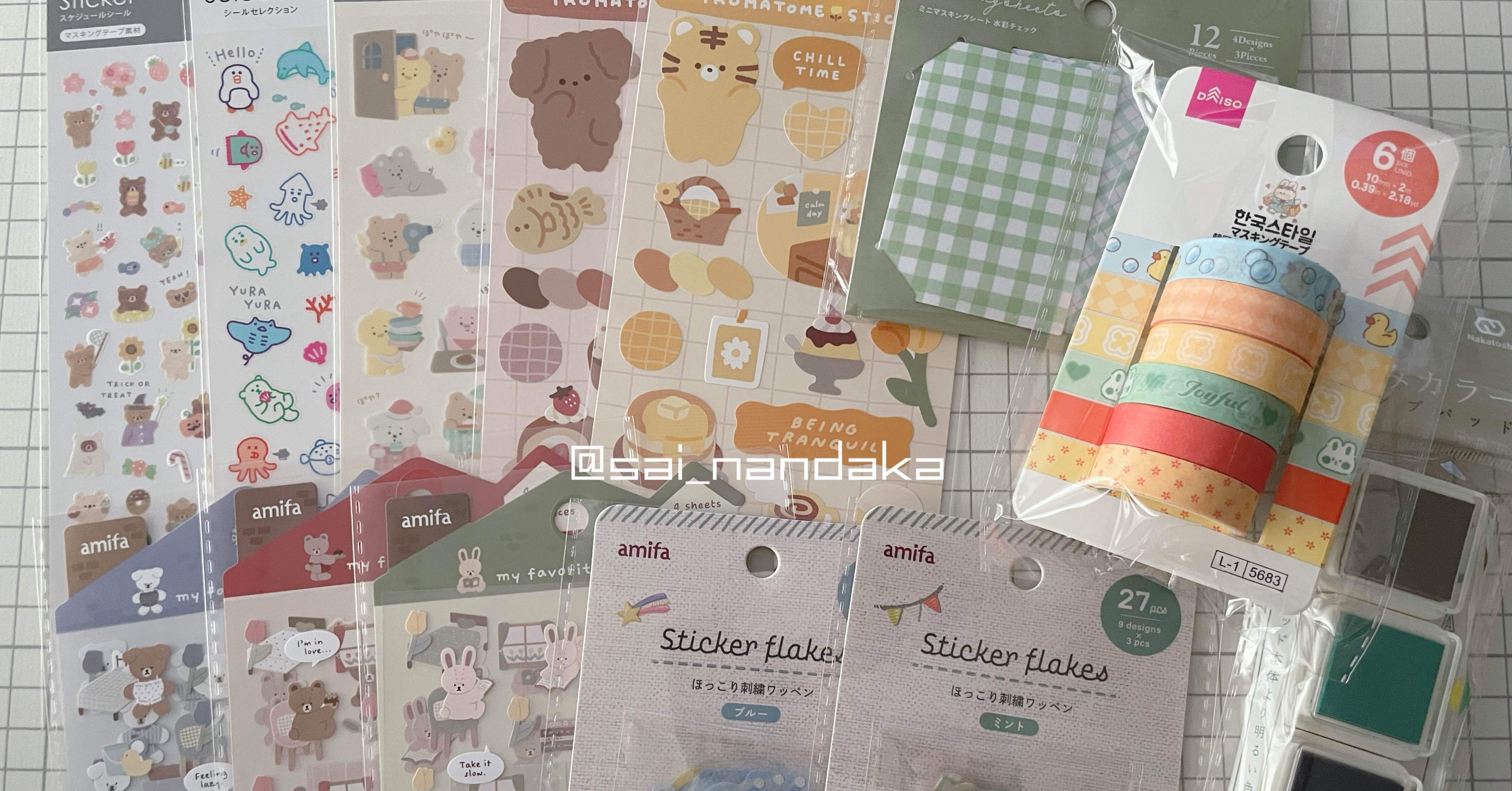 100均巡り購入品紹介】2026年1月｜計66点の文具や雑貨まとめ｜𝙎𝙖𝙞.