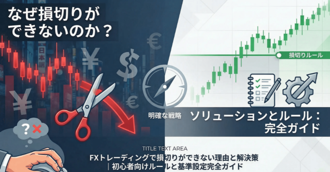 FXで損切りができない理由と解決策｜初心者でも迷わないルールの決め方と目安を徹底解説｜サム
