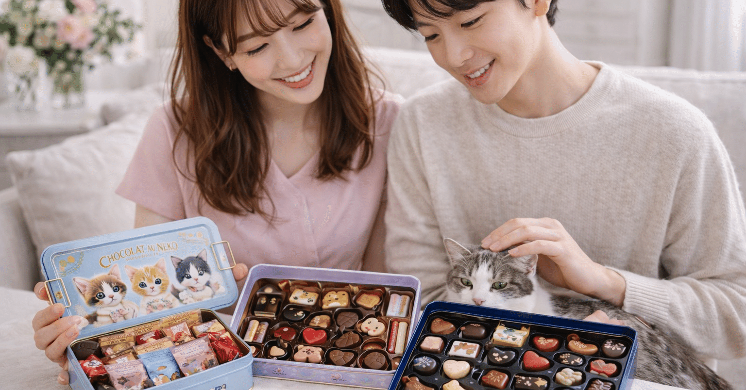 猫チョコ缶2026の種類やおすすめは？ショコラな猫・アンジュジュ