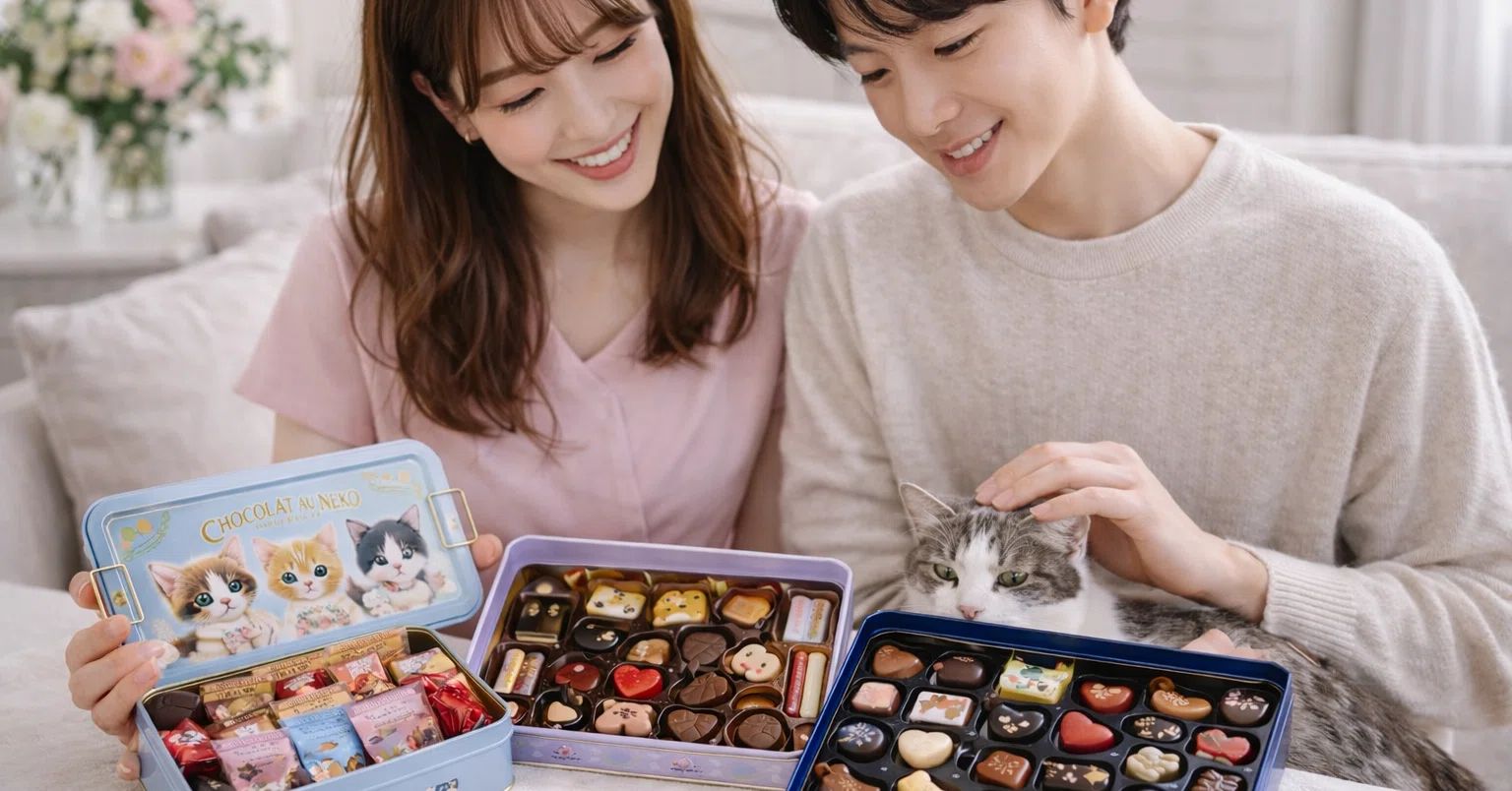 猫チョコ缶2026の種類やおすすめは？ショコラな猫・アンジュジュ