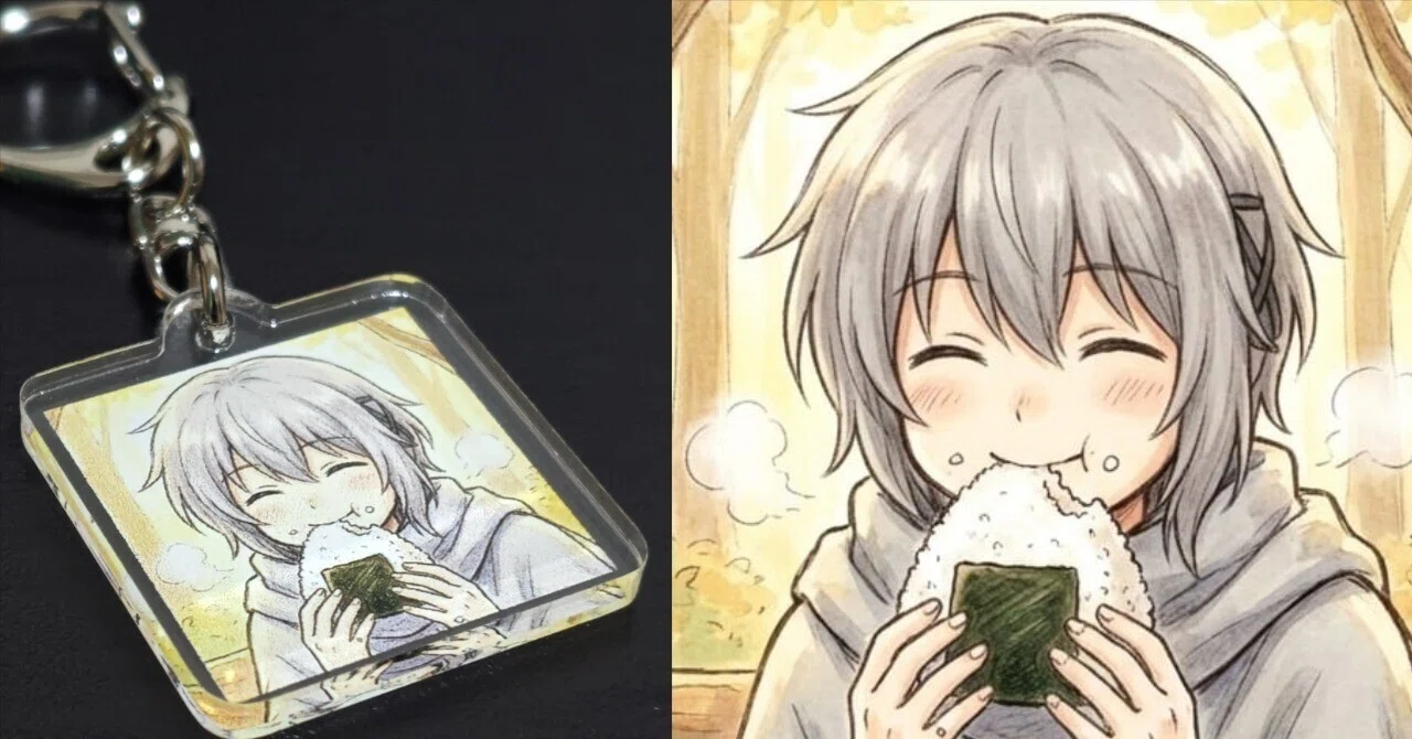 SUZURIで自作キャラクターのアクリルキーホルダー（非公開・自分用）を
