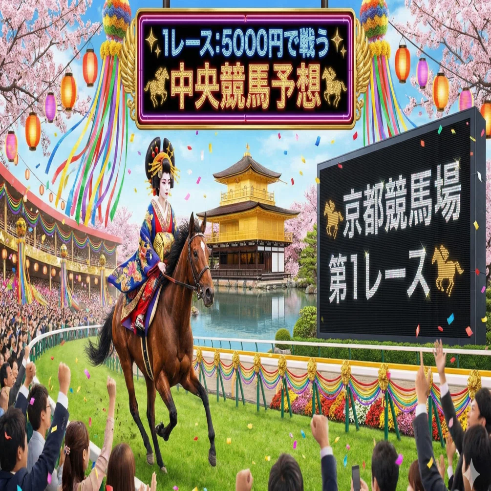 2026年1月31日 京都第1レース3歳未勝利 全頭診断予想｜1レース5000円で